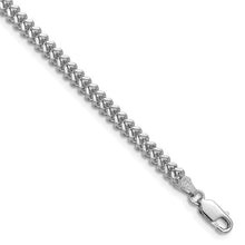 Load image into Gallery viewer, Franco with Lobster Clasp Chain (14k wg, 18”)