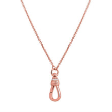 Load image into Gallery viewer, Diamond Push Lobster Charmholder Necklace