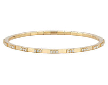 Load image into Gallery viewer, Alternating Diamond Extensible Tennis Bracelet