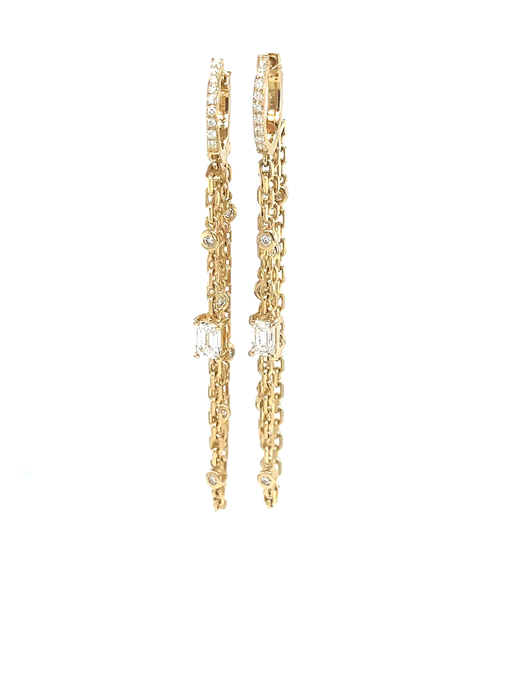 Chunky Chain Drop Earrings