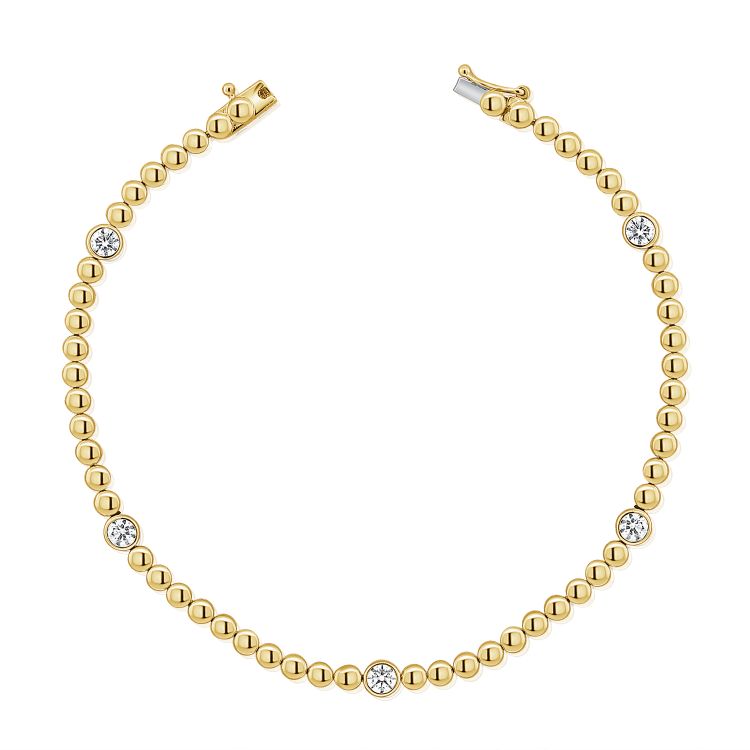 Bezel Ball Bracelet