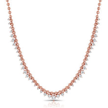 Load image into Gallery viewer, Diamond Graduated Ball Necklace