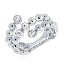 Load image into Gallery viewer, Diamond Wrap Ball Ring