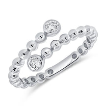 Load image into Gallery viewer, Diamond Bezel Wrap Ball Ring