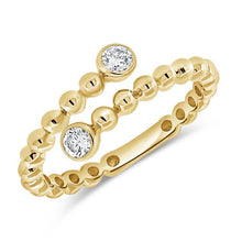 Load image into Gallery viewer, Diamond Bezel Wrap Ball Ring