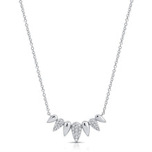 Load image into Gallery viewer, Diamond Spike Pave Pendant Necklace
