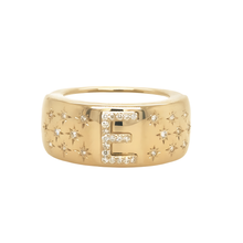 Load image into Gallery viewer, Starburst Chic and Shiny Initial Oura Ring Jacket