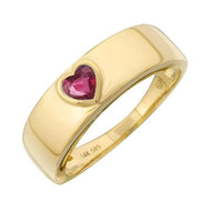 Pink Sapphire Cigar Band Ring