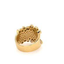 Load image into Gallery viewer, Bubbly Diamond Gold Ring
