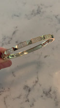 Load image into Gallery viewer, Pyramid Diamond Bangle
