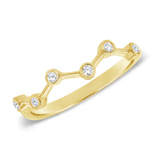 Load image into Gallery viewer, Zig Zag Bezel Diamond Ring