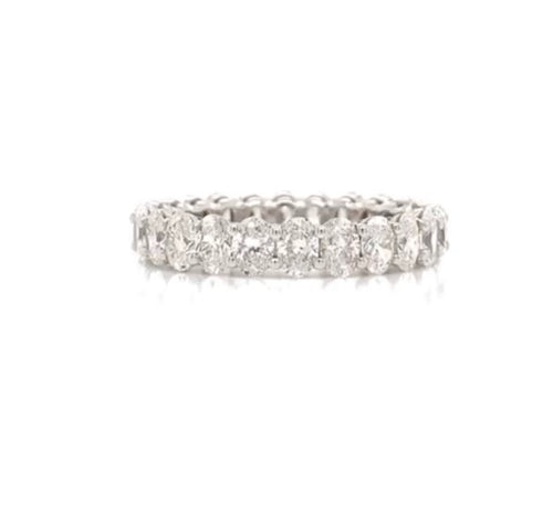 Oval Eternity Band