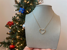 Load image into Gallery viewer, Open Heart Diamond Necklace