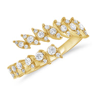 Marquise Style Wrap Ring