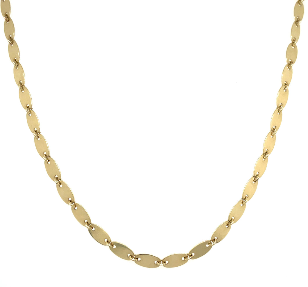 Valentino Mirrored Chain Necklace
