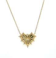 Spiked Heart Necklace