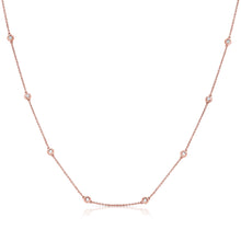 Load image into Gallery viewer, Bezel Diamond Necklace