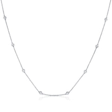 Load image into Gallery viewer, Bezel Diamond Necklace