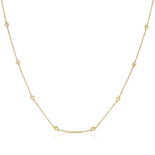 Load image into Gallery viewer, Bezel Diamond Necklace