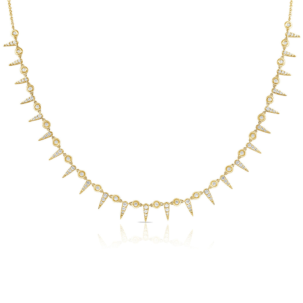 Fringe Diamond Necklace