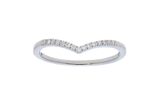 V Shape Diamond Band
