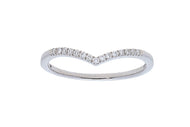 V Shape Diamond Band