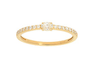 Oval Shape Pave Band