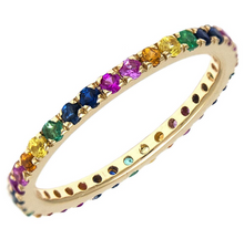 Load image into Gallery viewer, Rainbow Eternity Band
