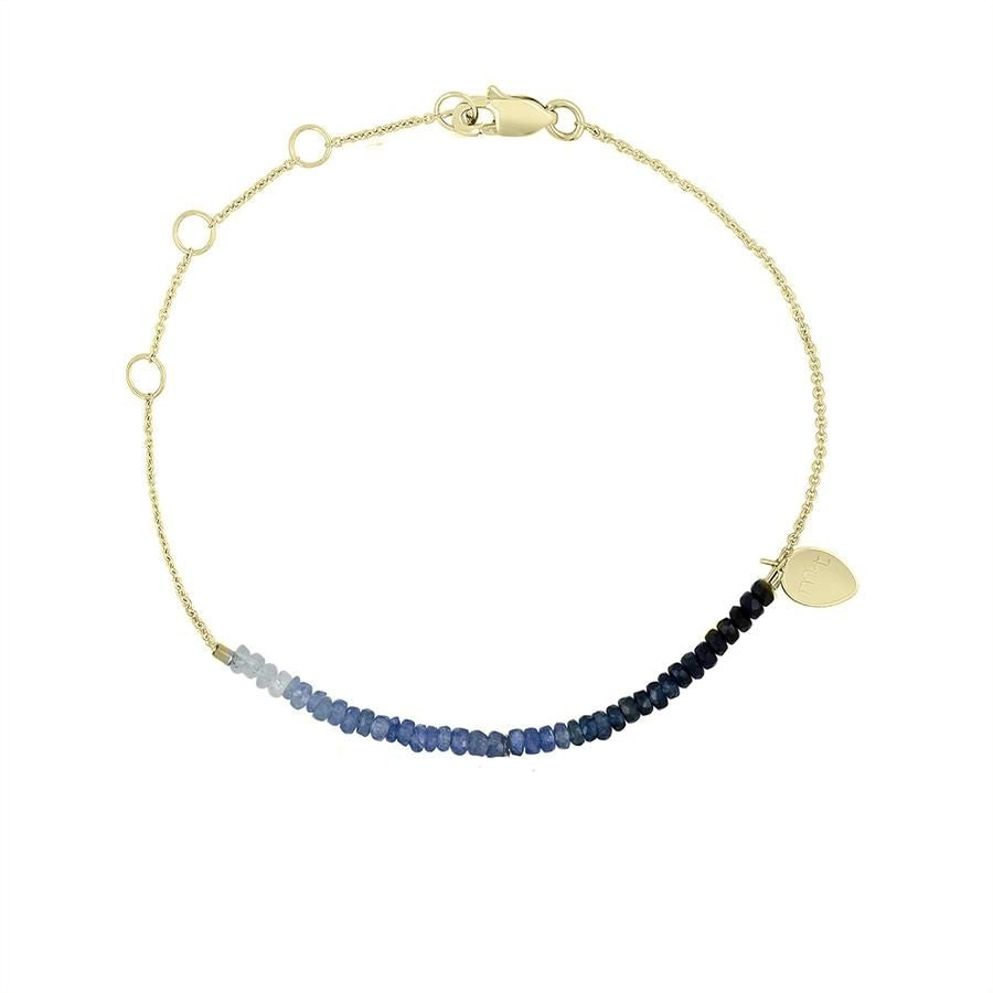 Sapphire Beaded Bracelet