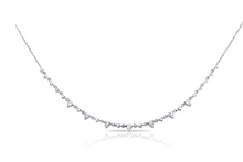 Load image into Gallery viewer, Petite Diamond Dagger Necklace