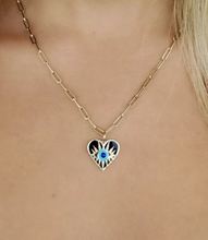 Load image into Gallery viewer, Heart Eye Charm