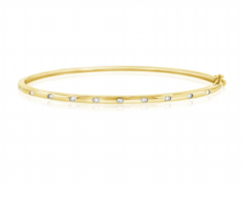 Inlay Diamond Bangle