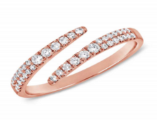 Load image into Gallery viewer, Diamond Pinky Wrap Ring