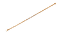 Load image into Gallery viewer, Diamond Mini Curb Chain Bracelet