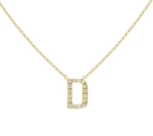 Load image into Gallery viewer, Initial necklace