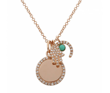 Load image into Gallery viewer, Engravable Three Charm Necklace