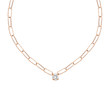 Load image into Gallery viewer, Paper clip with .50cts diamond