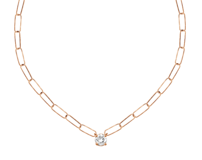 Paper clip with .50cts diamond