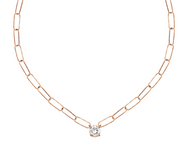 Paper clip with .50cts diamond