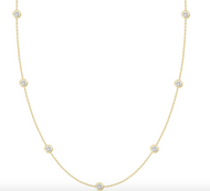 Diamond Station Necklace