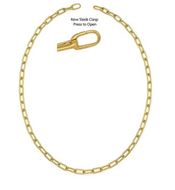 Paperclip Necklace Solid LInk