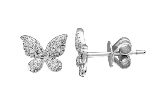 Medium Butterfly Stud