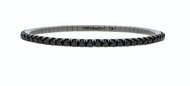 Ex-Tensible Men's All Black Diamond Tennis Bracelet