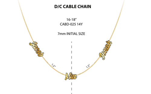 Script Name Necklace