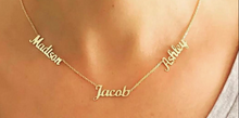Load image into Gallery viewer, Script Name Necklace