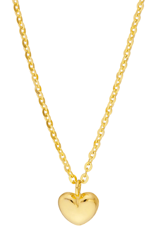 Mini Puff Heart Necklace