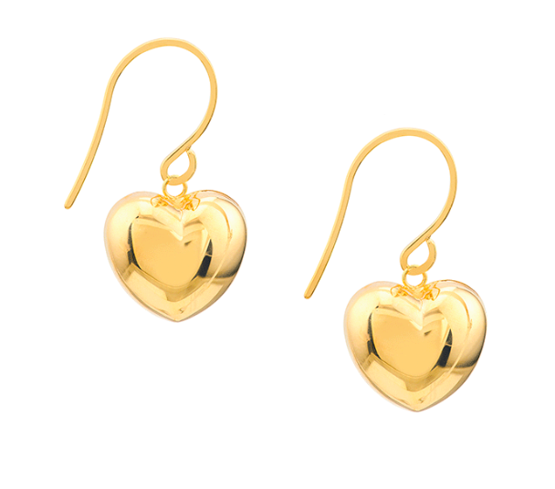 Puff Heart Earrings