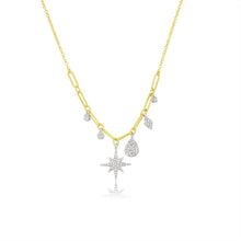 Load image into Gallery viewer, Starburst Paperclip Necklace