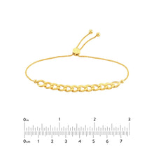 Load image into Gallery viewer, Curb Link Bolero Gold Bracelet