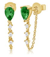 Emerald Drop Earrings